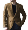 Tiavllya Tiavllya Vintage Classical Men's Wool Herringbone Notch Lapel Blazer