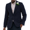 Tiavllya Tiavllya Vintage Classical Men's Wool Herringbone Notch Lapel Blazer