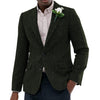 Tiavllya Tiavllya Vintage Classical Men's Wool Herringbone Notch Lapel Blazer