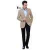 Tiavllya Tiavllya Vintage Classical Men's Wool Herringbone Notch Lapel Blazer