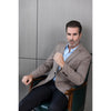 Tiavllya Tiavllya Vintage Classical Men's Wool Herringbone Notch Lapel Blazer
