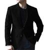 Tiavllya Tiavllya Vintage Classical Men's Wool Herringbone Notch Lapel Blazer
