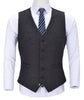 Tiavllya Tiavllya Vintage Classical Mens Regular Fit Tweed Herringbone V Neck Waistcoat