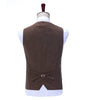 Tiavllya Tiavllya Vintage Classical Mens Regular Fit Tweed Herringbone V Neck Waistcoat