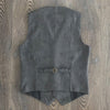 Tiavllya Tiavllya Vintage Classical Mens Regular Fit Tweed Herringbone V Neck Waistcoat