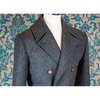 Tiavllya Tiavllya Vintage Trench Coat Men Double Breasted Notch Collar Herringbone Tweed Coat Slim Fit Winter Wedding
