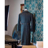 Tiavllya Tiavllya Vintage Trench Coat Men Double Breasted Notch Collar Herringbone Tweed Coat Slim Fit Winter Wedding