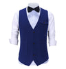 Tiavllya Vintage Classical Mens Regular Fit Tweed Herringbone V Neck Suit Vest