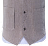 Tiavllya Vintage Classical Mens Regular Fit Tweed Herringbone V Neck Suit Vest